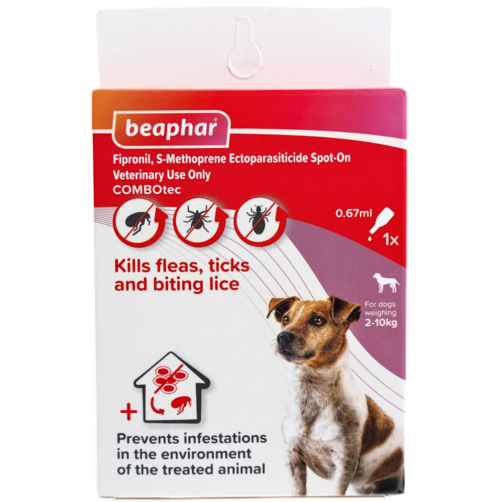 Beaphar Fipronil/s Methoprene Tick & Flea Spot On for Dogs image 3