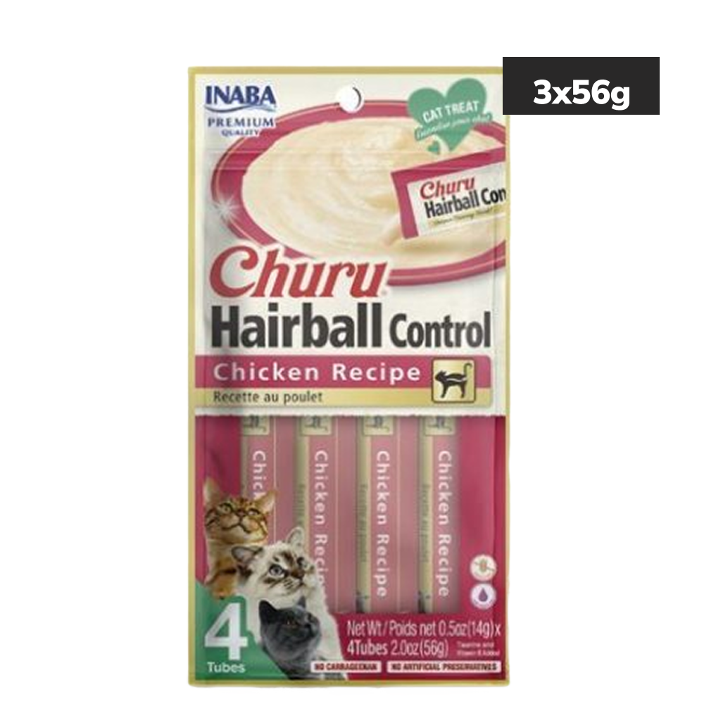 INABA Churu Hairball Chicken Cat Treats image 3