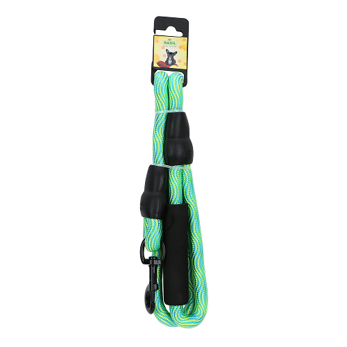 Basil Rope Leash for Dogs (Yellow/Green)