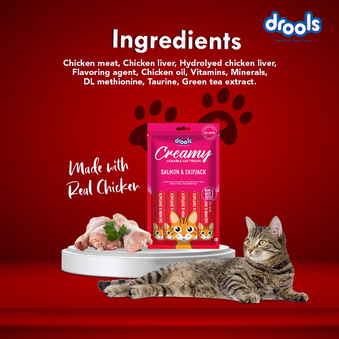 Drools Seafood Medley, Salmon & Skipjack and Crab & Chicken Cat Treats Combo image 4