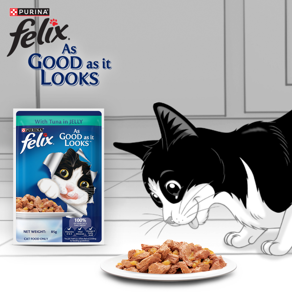 Purina Felix with Tuna in Jelly Adult Complete and Balanced Cat Wet Food image 5