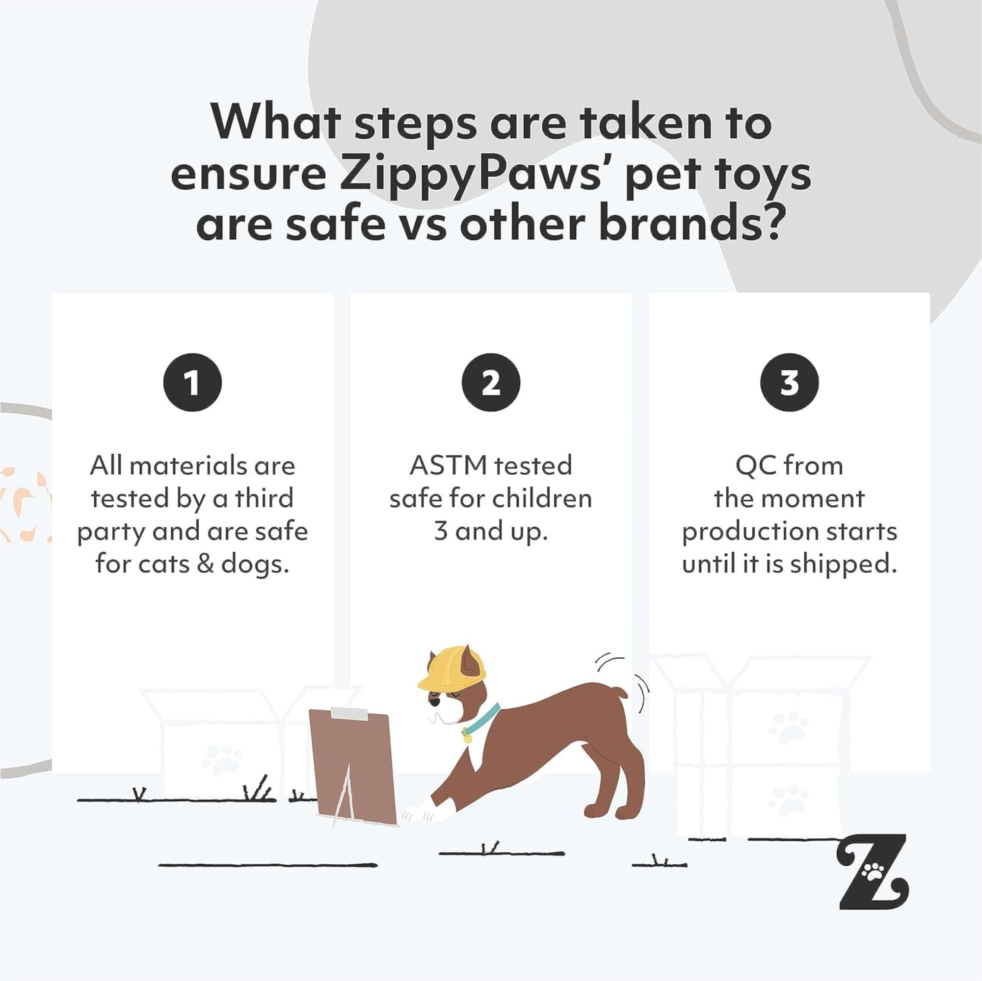 Zippy Paws Blueberry Donutz Plush Toy for Dogs image 4