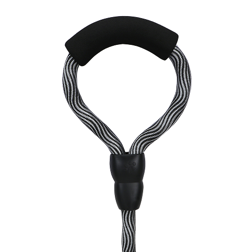 Basil Rope Leash for Dogs (Black/Gray) image 5