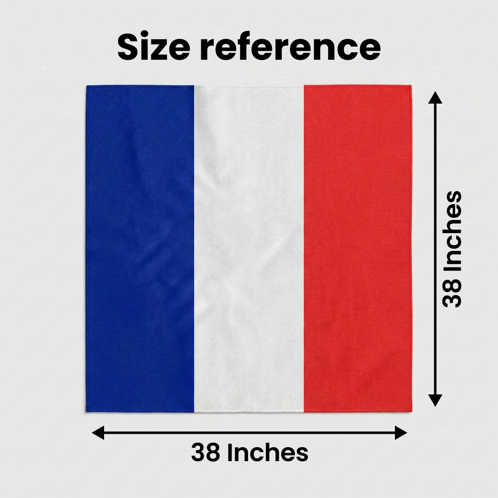 Skatrs France Flag Supporter Bandana for Pets & Pet Parents image 4