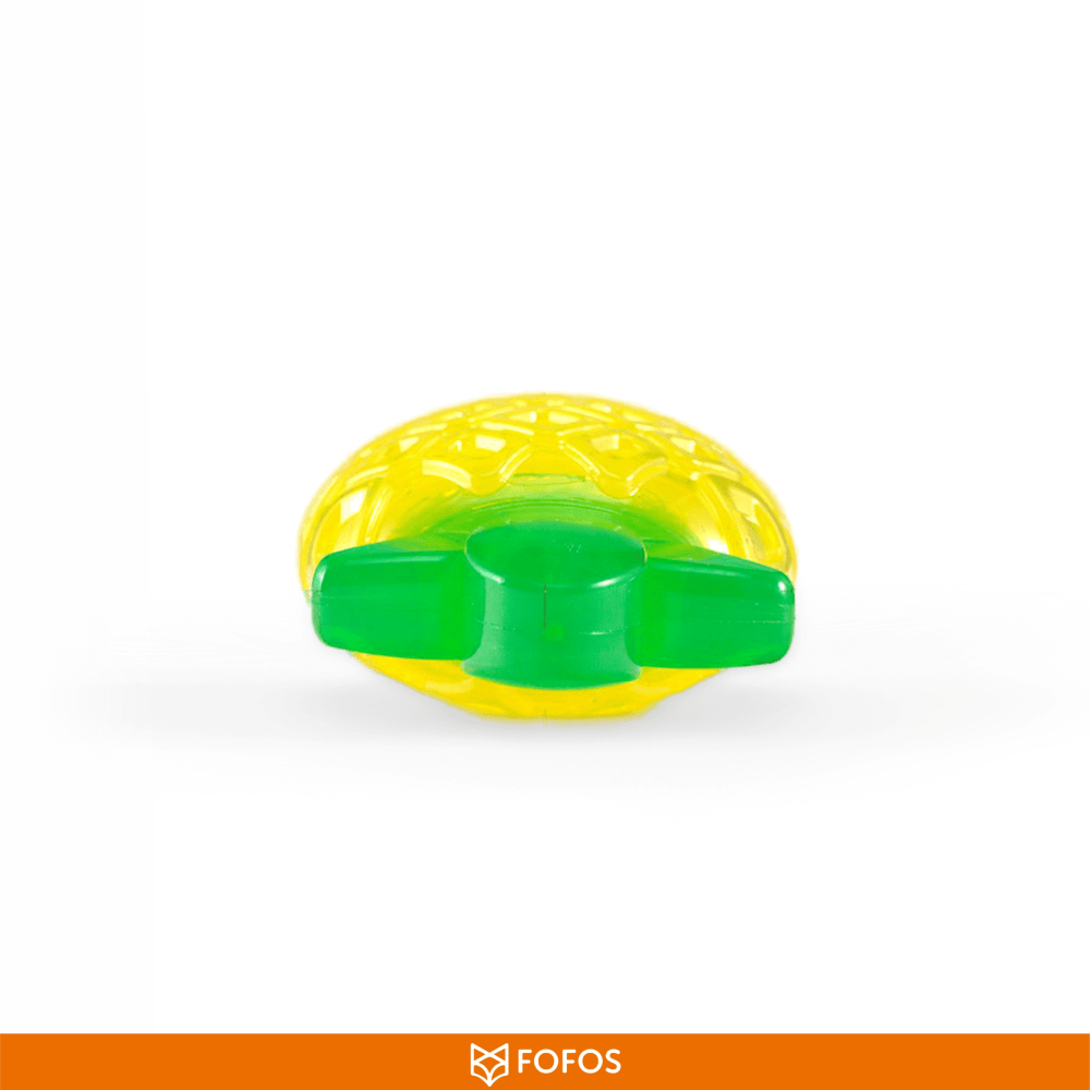 Barkbutler x Fofos Jelly Pineapple Squeaky Chew Toy for Dogs image 2