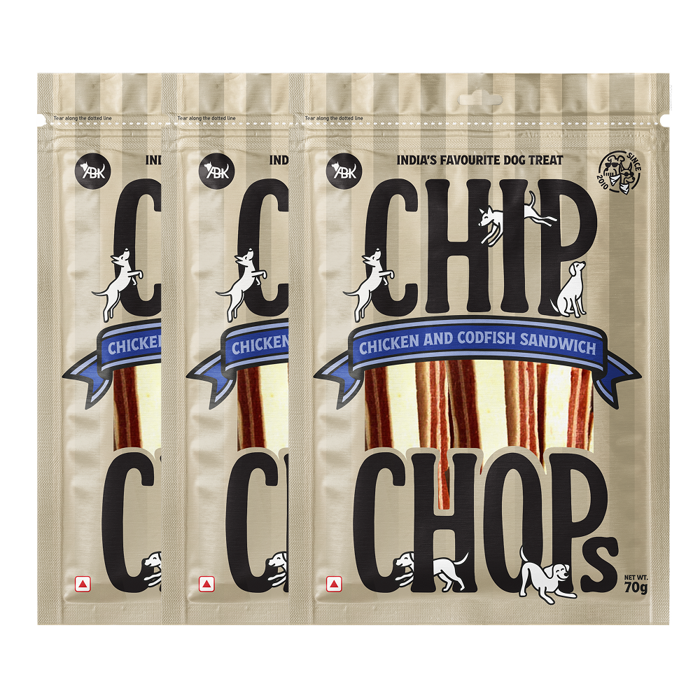 Chip Chops Chicken and Codfish Sandwich Dog Treats image 7