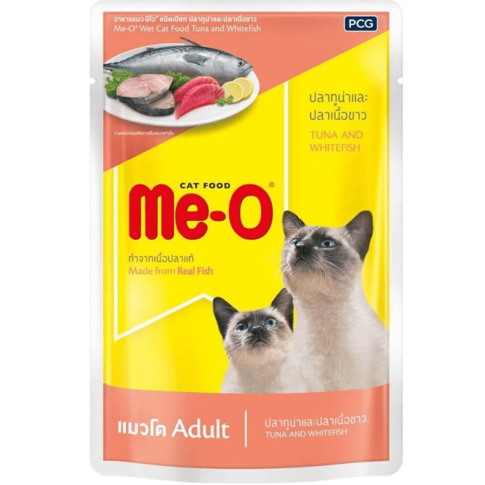 Me O Tuna & White Fish In Jelly Adult Cat Wet Food image 5