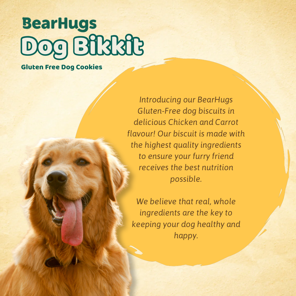 BearHugs Pumpkin & Carrot Bikkit Gluten Free Cookies Dog Treats image 6