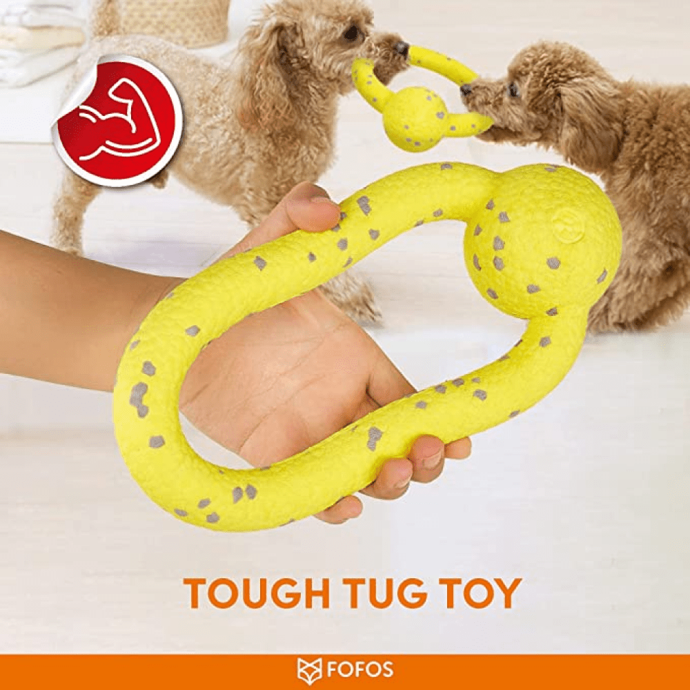 Barkbutler x Fofos Durable Puller Toy for Dogs (Yellow) image 10