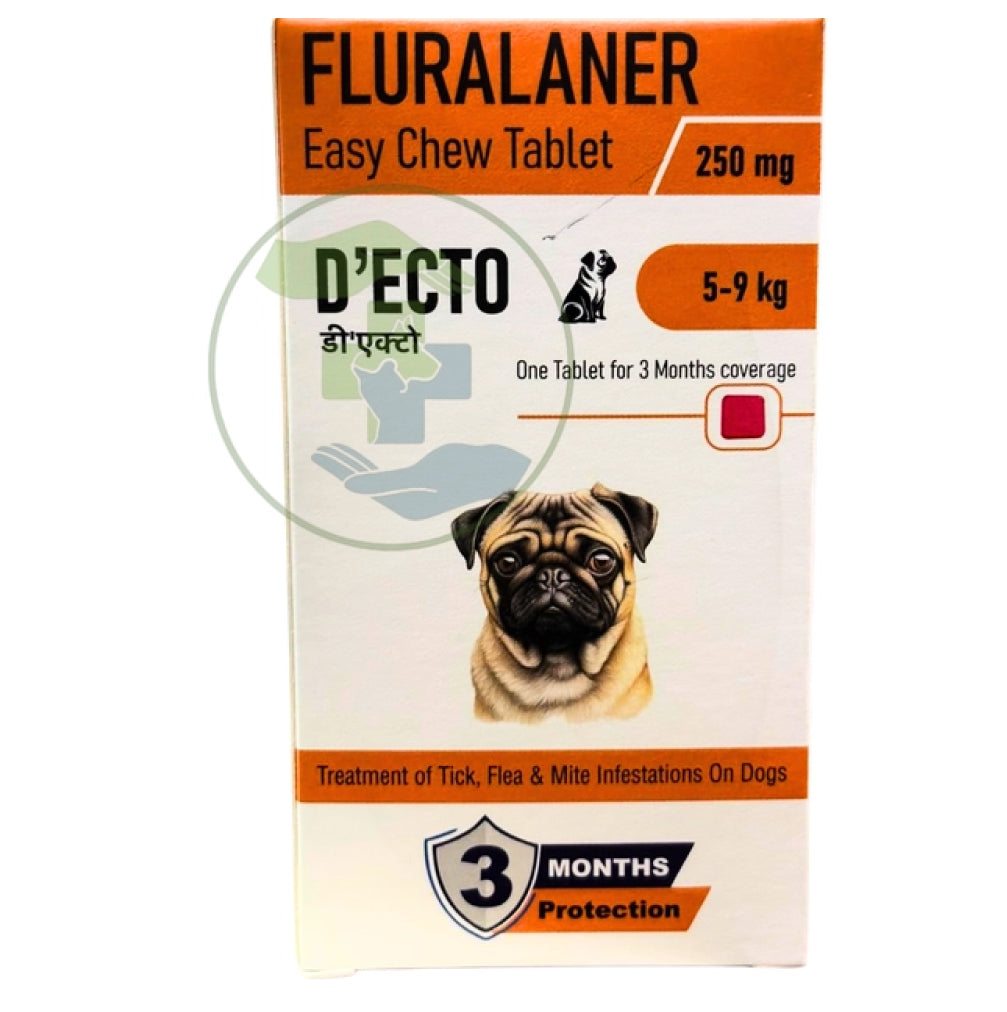 Sihil D Ecto Fluralaner 250mg Tablet for Dogs 5 to 9kg