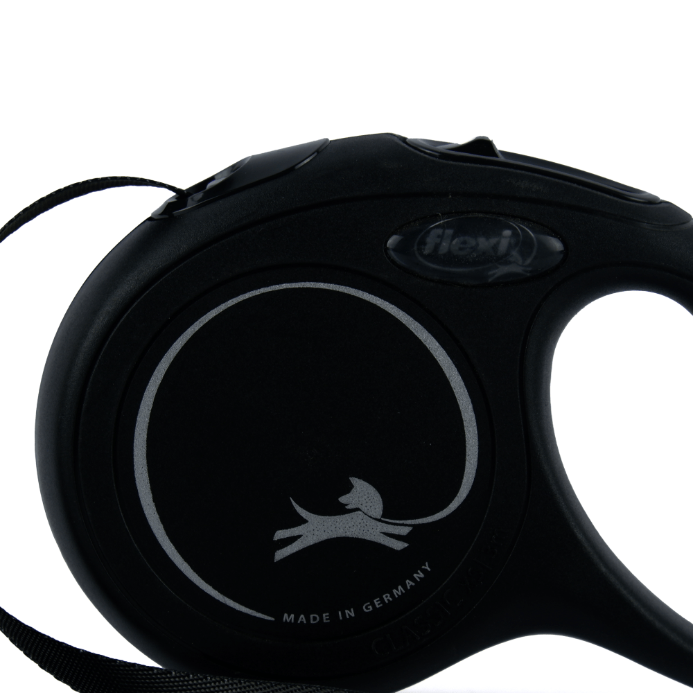 Trixie Flexi Classic Retractable Leash for Dogs and Cats (Black) image 4