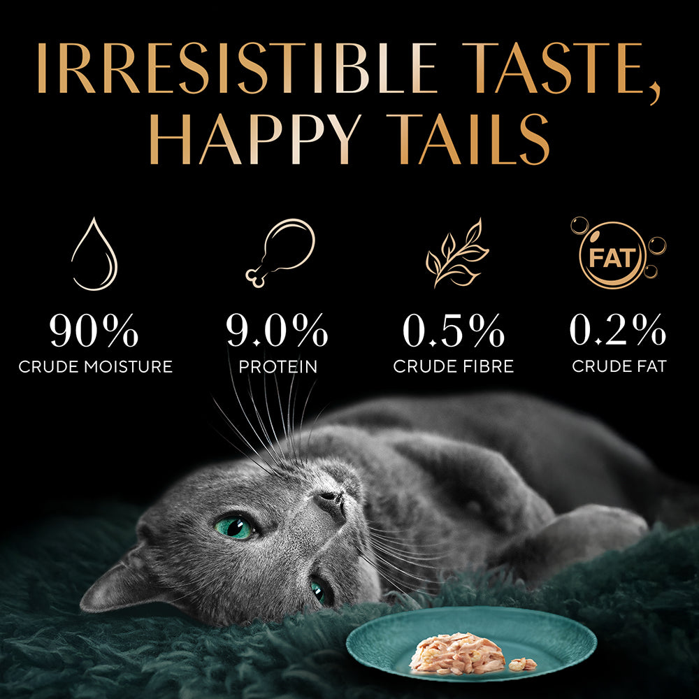 Sheba Tuna Fillet & Whole Prawns in Gravy Premium Cat Wet Food image 5
