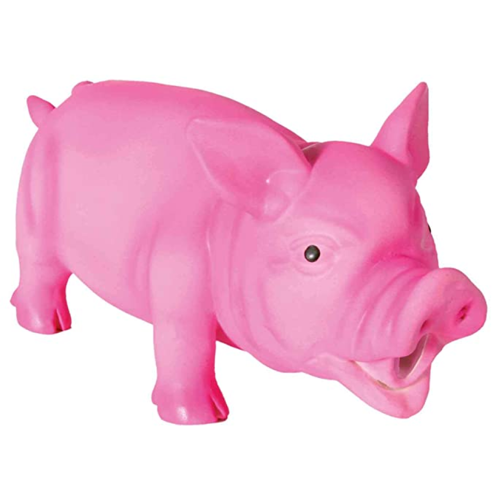 Trixie Pig Animal Sound Latex/Polyester Fleece Toy for Dogs image 4