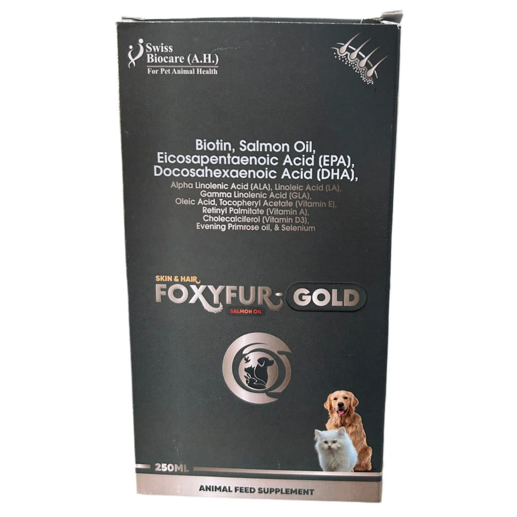 Corise Foxyfur Gold  Skin & Coat Supplement for Dogs and Cats