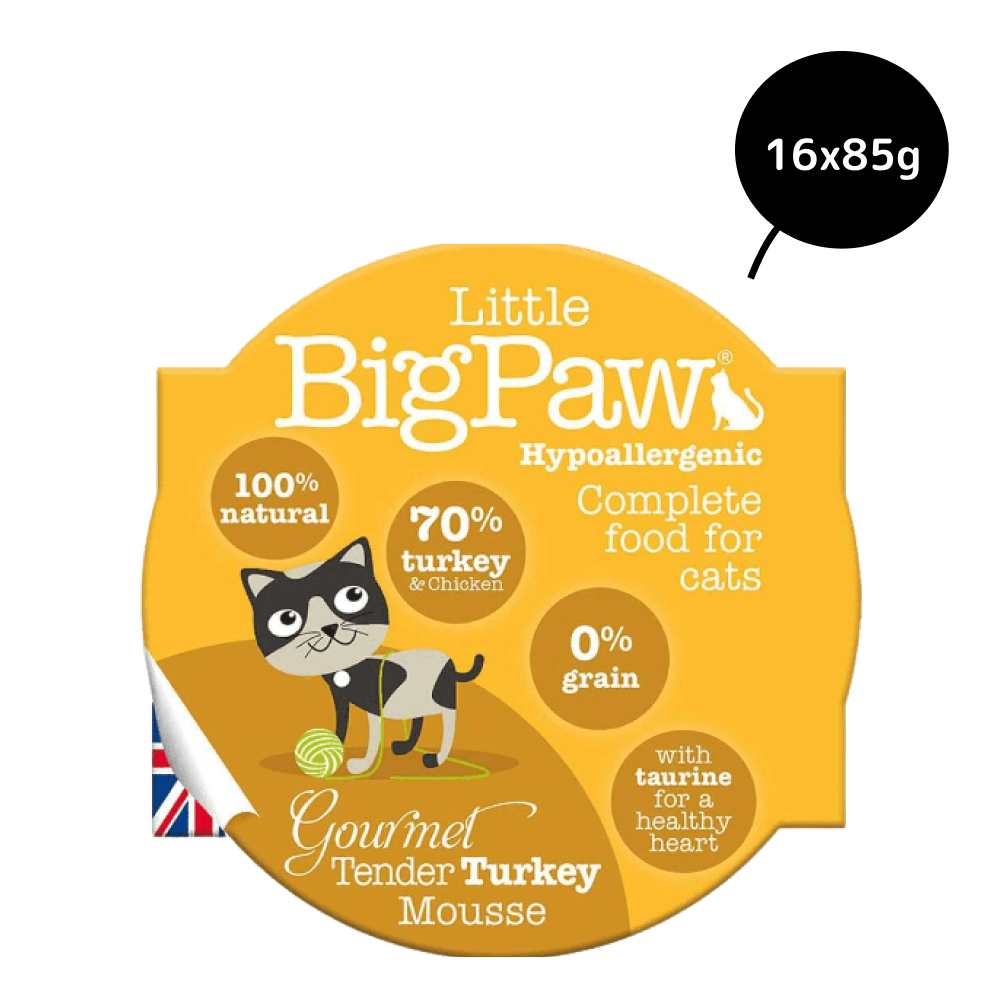 Little Big Paw Tender Turkey Mousse Cat Wet Food image 4