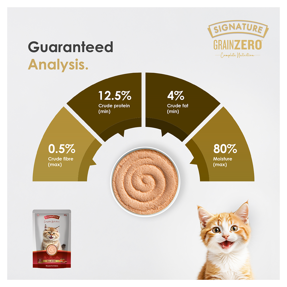 Signature Grain Zero Salmon Mousse Kitten Cat Wet Food image 7