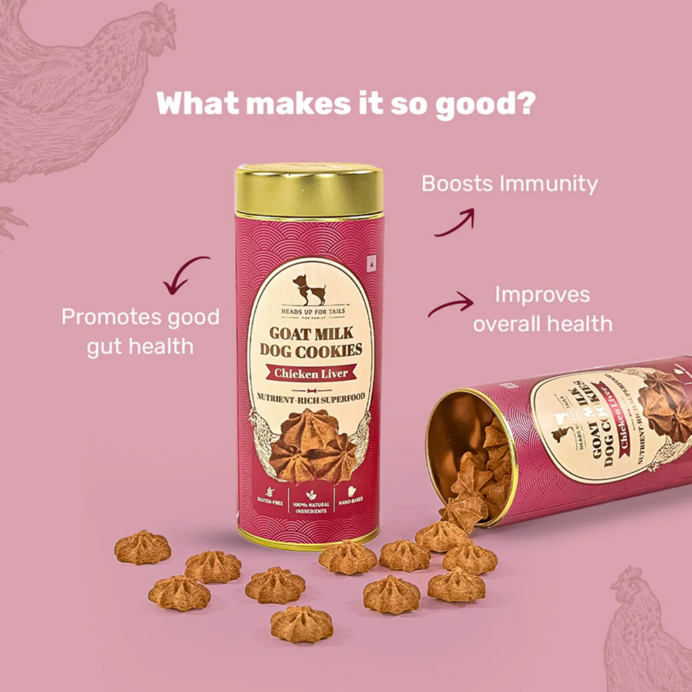 HUFT Gluten Free Goat Milk & Chicken Liver Cookie Dog Treats image 3