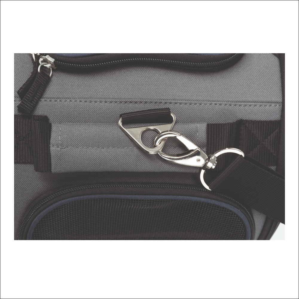Trixie Wings Airline Carrier for Pets (Grey/Blue) image 5