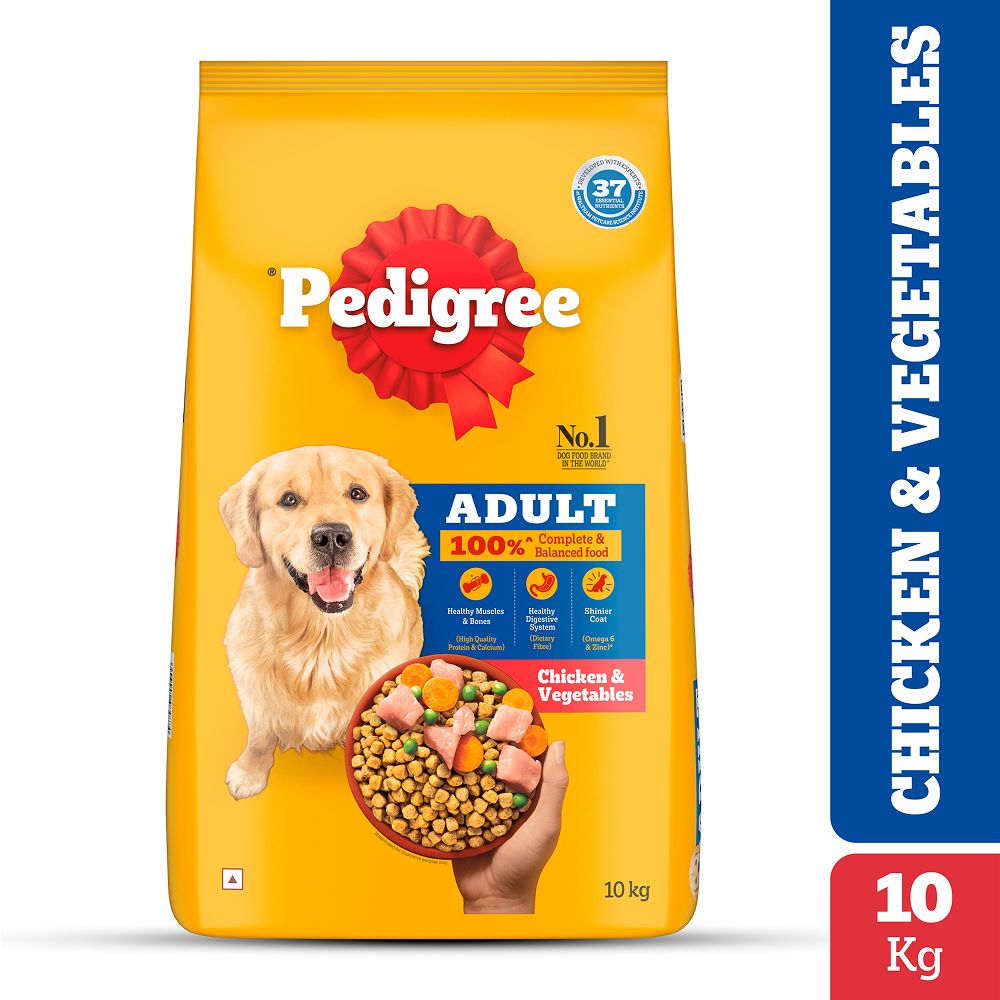 Pedigree Chicken and Vegetables Adult Dog Dry Food image 2