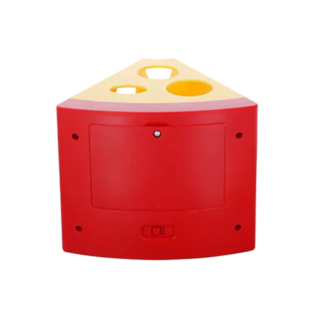 Barkbutler x Fofos Mouse In Cheese Interactive Toy for Cats (Yellow/Red) image 2
