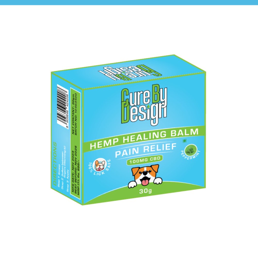 Cure By Design 100mg CBD Pain Relief Hemp Healing Balm for Dogs and Cats image 8