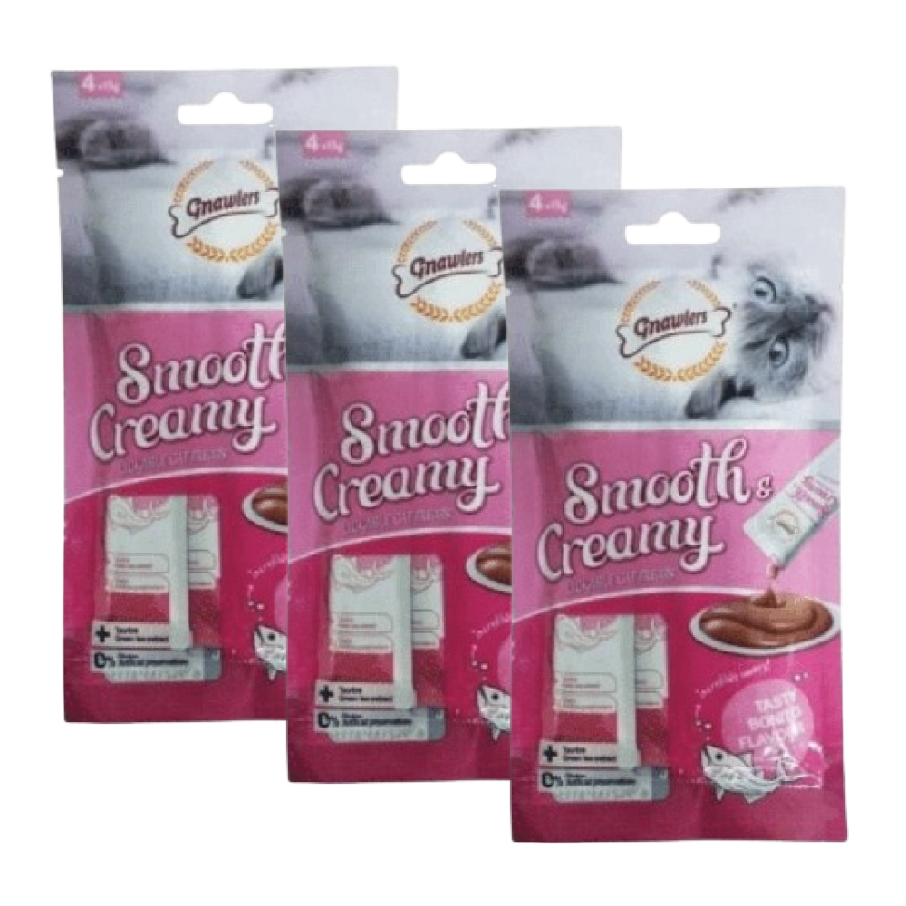 Gnawlers Bonito Flavour Creamy Cat Treats image 4