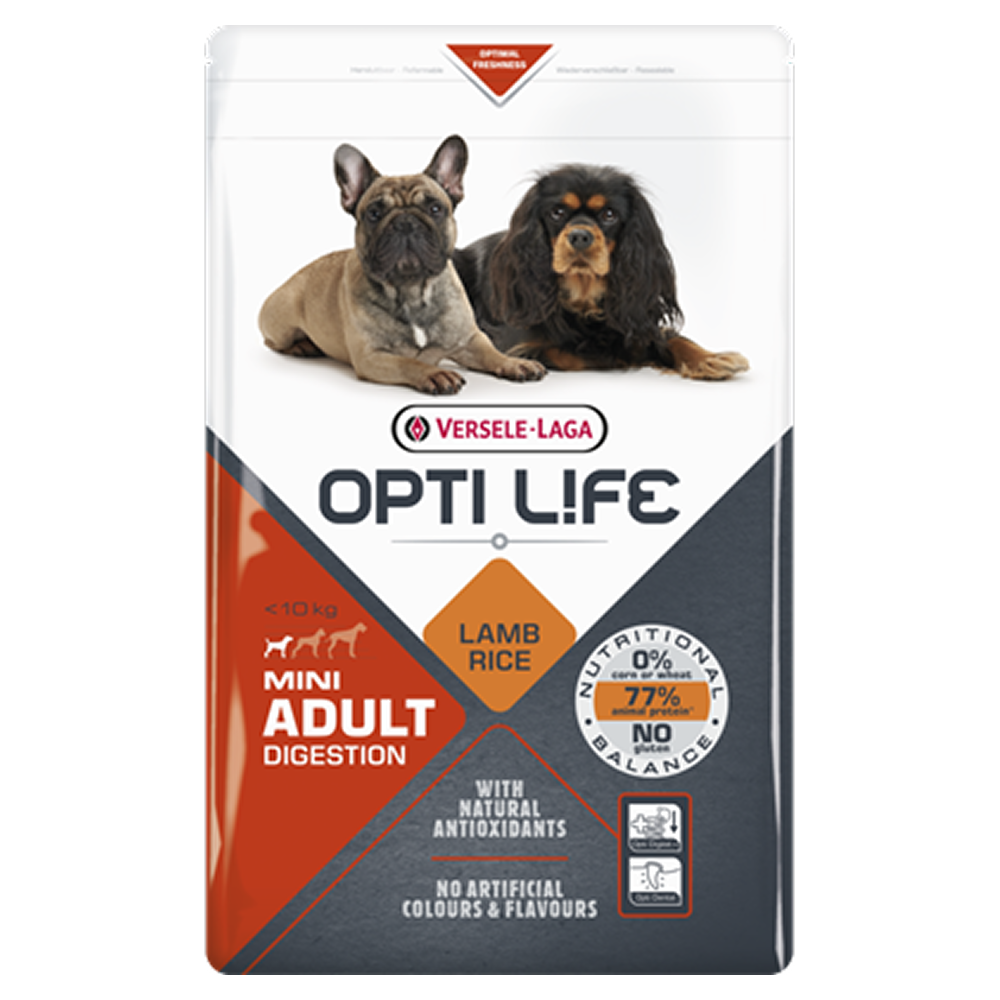 Versele Laga Opti Life Lamb & Rice Mini Digestion Adult Dog Dry Food