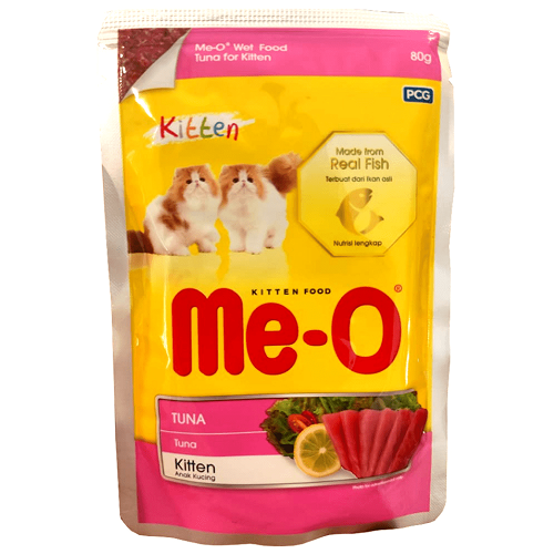 Me O Chicken Chunks in Gravy and Tuna Kitten Cat Wet Food Combo image 3