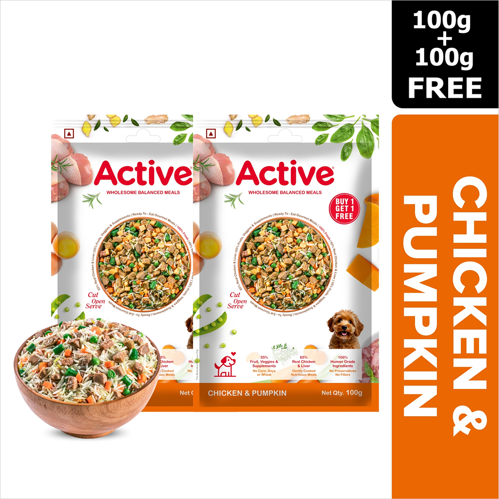 Active Chicken and Pumpkin Biryani Fresh Food For Dogs (Buy 1 Get 1) image 2