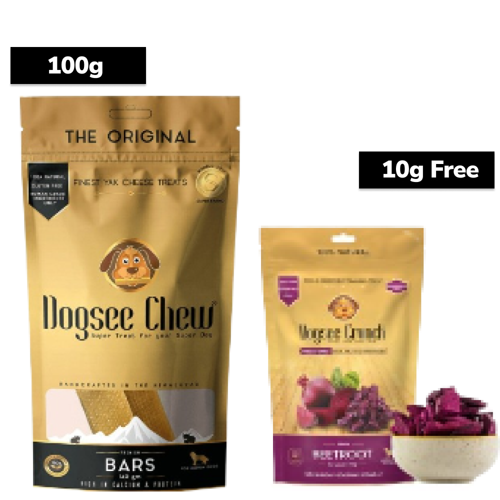 Dogsee Chew 100% Natural Yak Milk Bars Small Breed Dog Treats