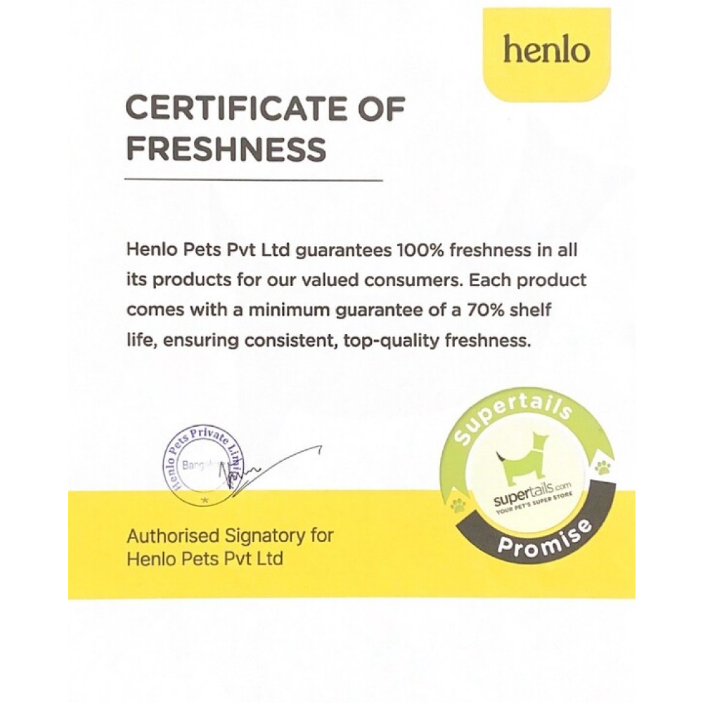 Henlo Chicken & Vegetable Baked Dry Food for Adult Dogs | 100% human grade ingredients image 10