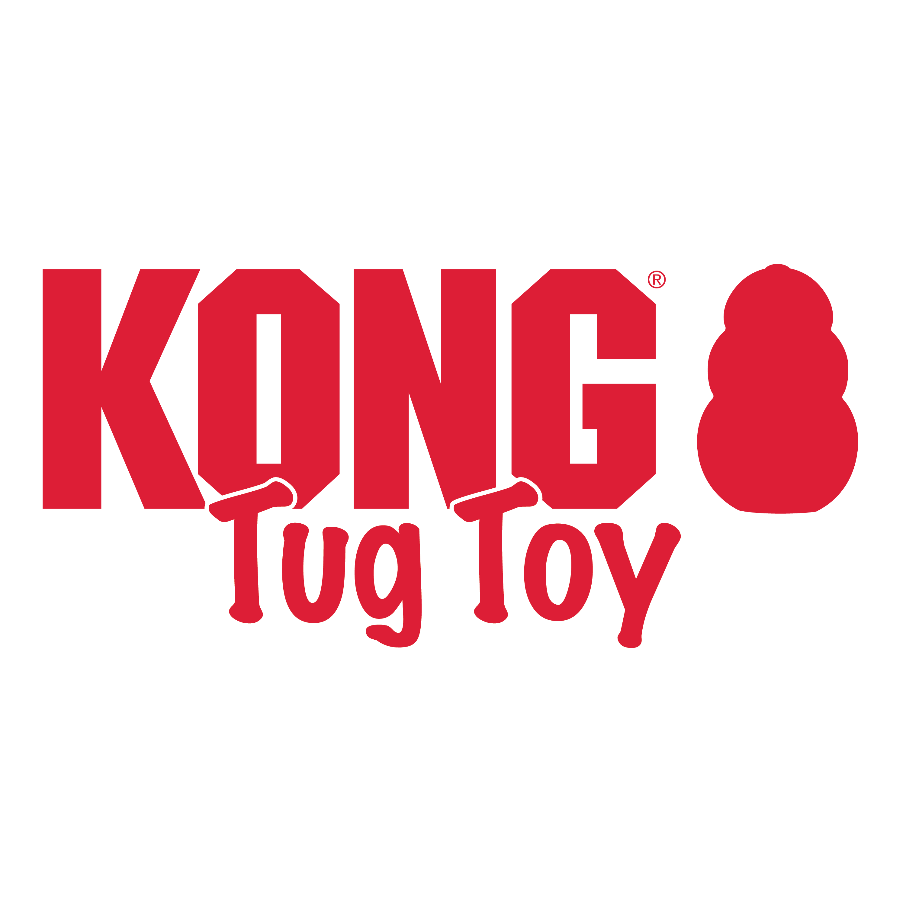 Kong Tug Toy for Dogs (Red) image 3