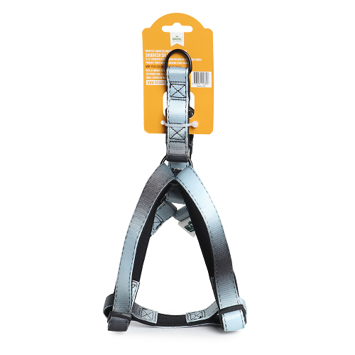 Basil Padded Adjustable Harness for Dogs (Black/Grey) image 2