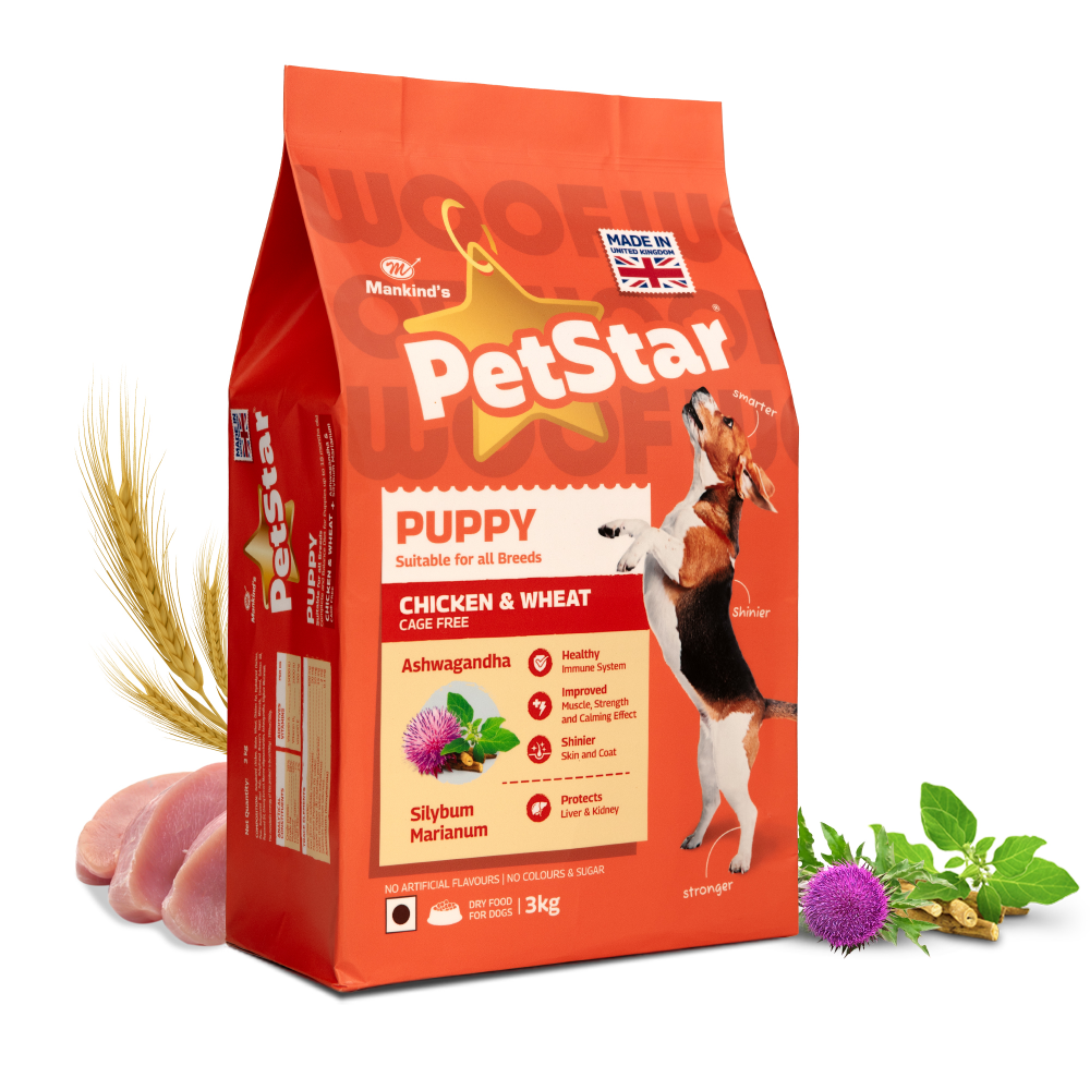 Mankind Petstar Chicken and Wheat Puppy Dry Food image 8