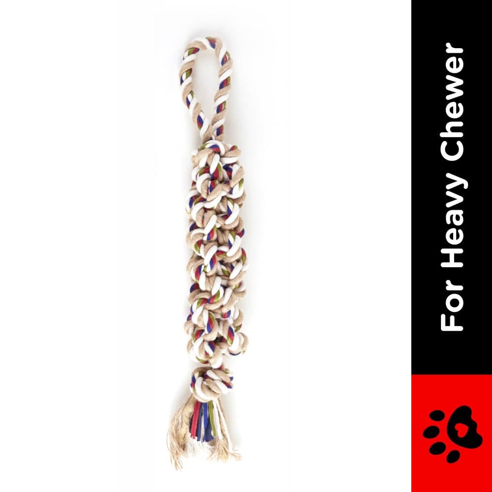 Barkbutler x Fofos Flossy Rope Toy Braided for Dogs image 2