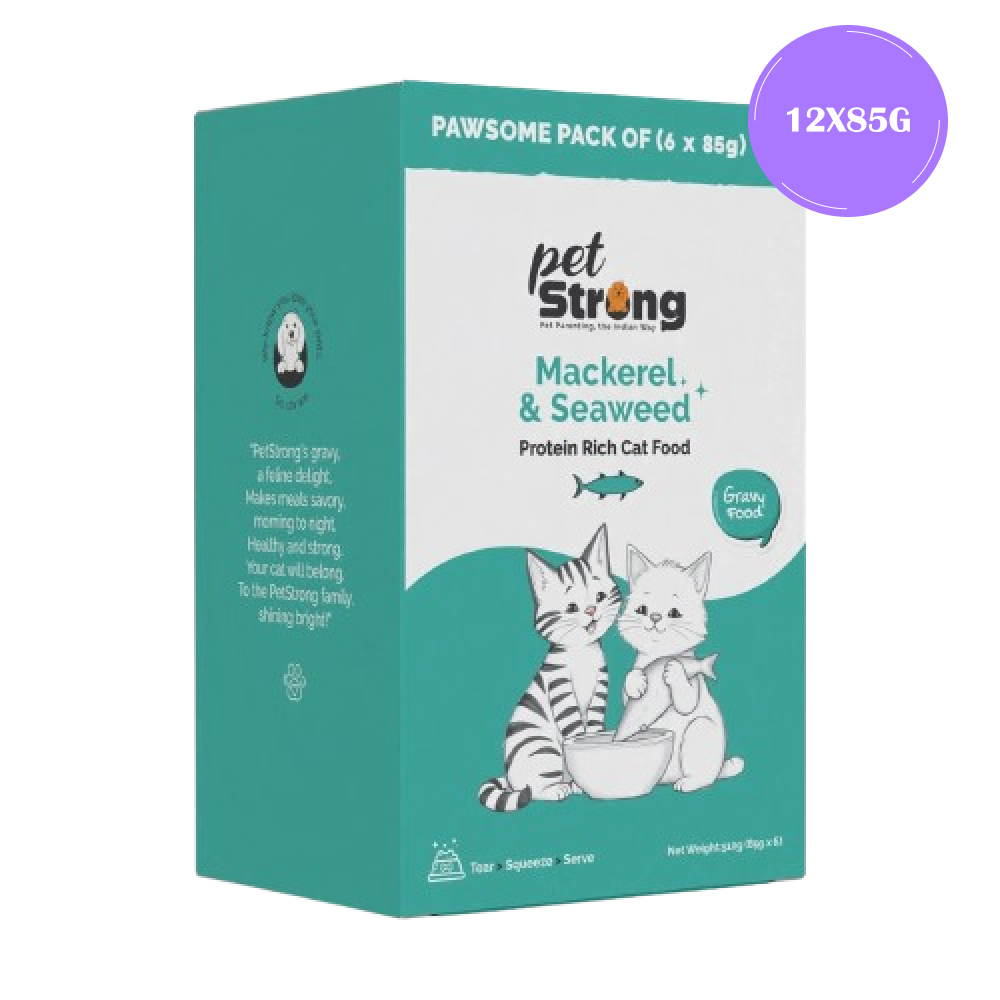 PetStrong Mackerel and Seaweed in Gravy Cat Wet Food image 9