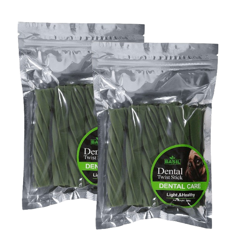 Basil Dental Care Stick Chew Dog Treats image 2