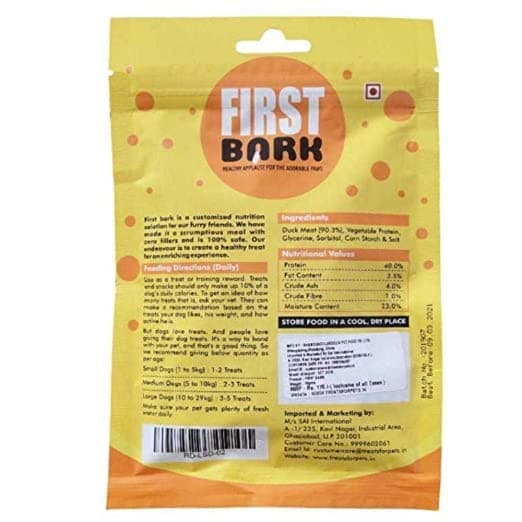 First Bark Soft Roasted Duck Dog Treats image 5