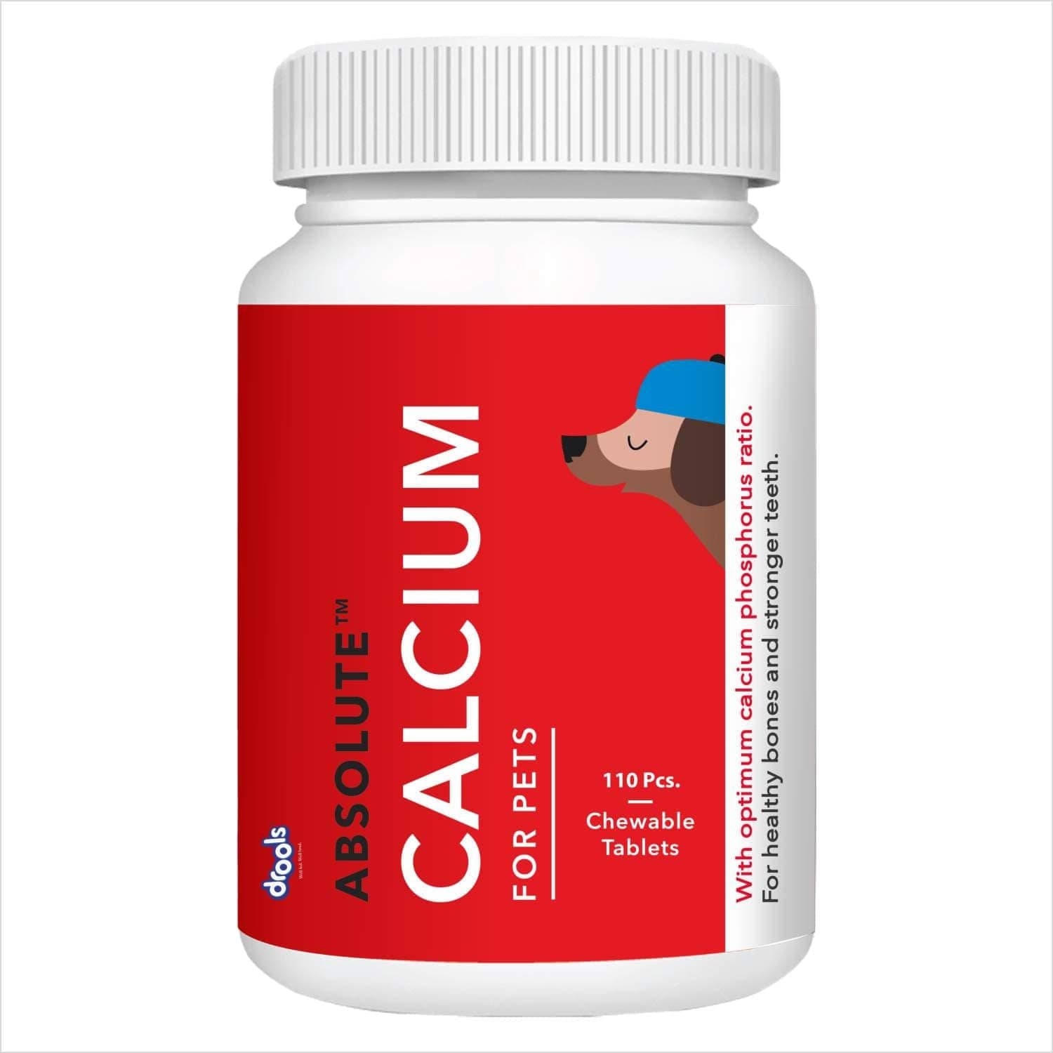 Drools Absolute Vitamin and Absolute Calcium Supplement Tablets for Dogs Combo image 3