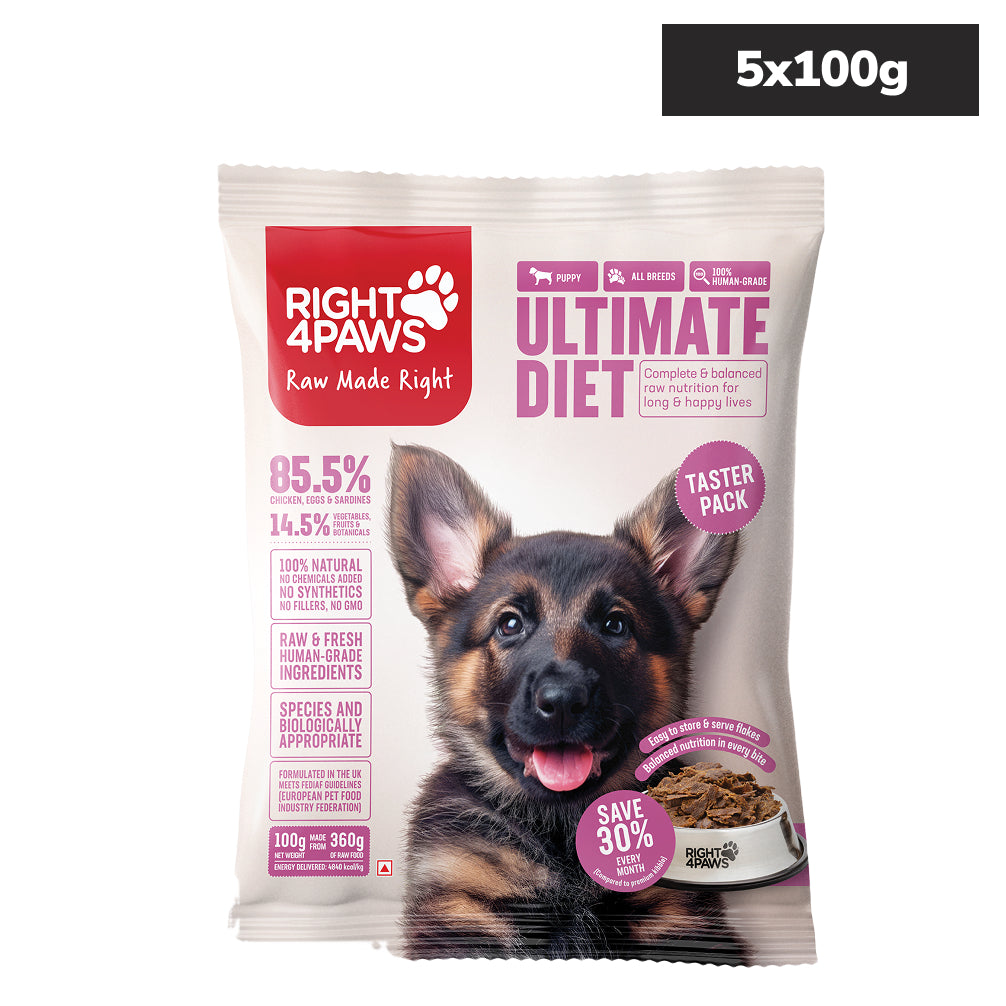 Right4Paws Ultimate Diet Taster Pack Puppy Dog Dry Food image 4