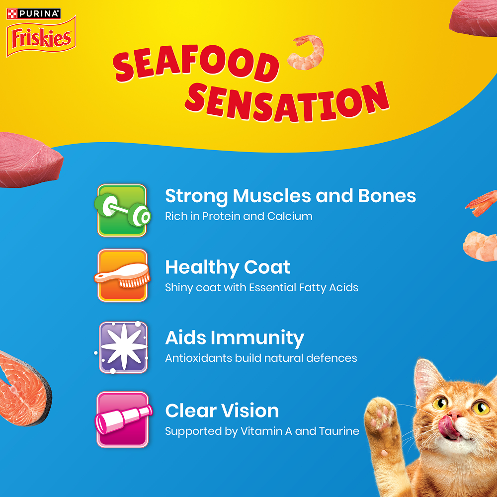Purina Friskies Seafood Cat Dry Food image 5