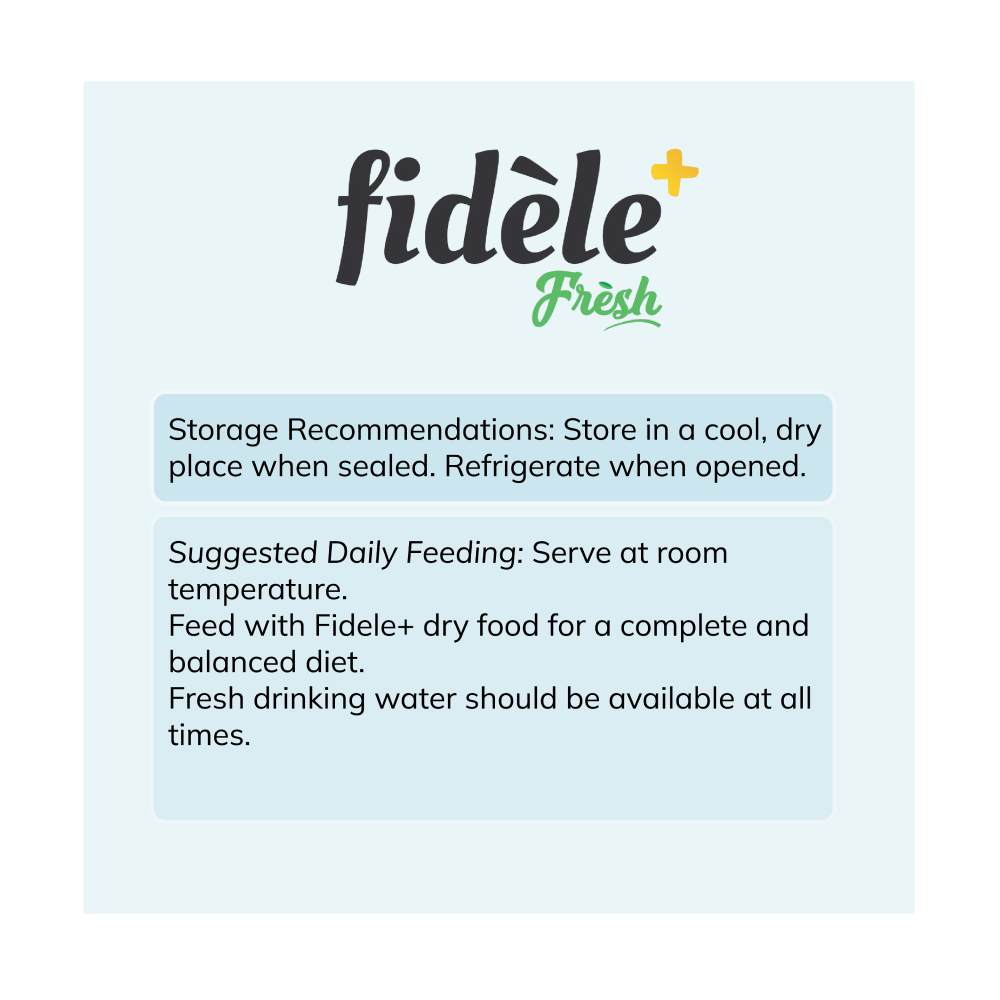 Fidele Plus Fresh Fish with Vegetables Dog Wet Food image 6