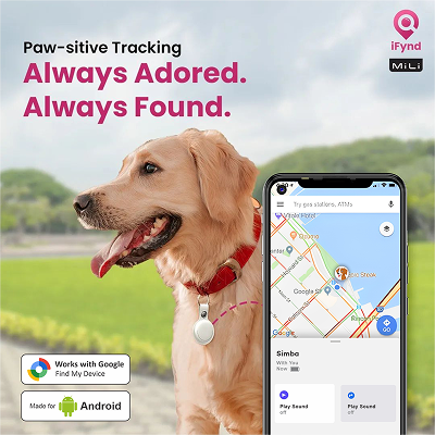 Mitag Go Anti Loss Device with Keychain for Dogs and Cats (Black) | Android image 5