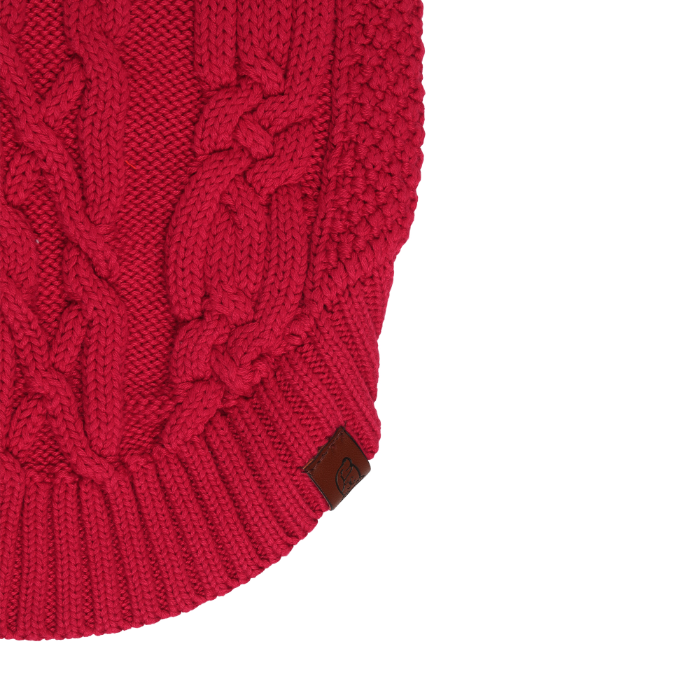 The Happy Lots Chunky Sweaters for Dogs (Red) image 2