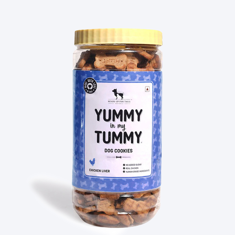 HUFT Yummy in my Tummy Chicken Liver Cookies Dog Treats