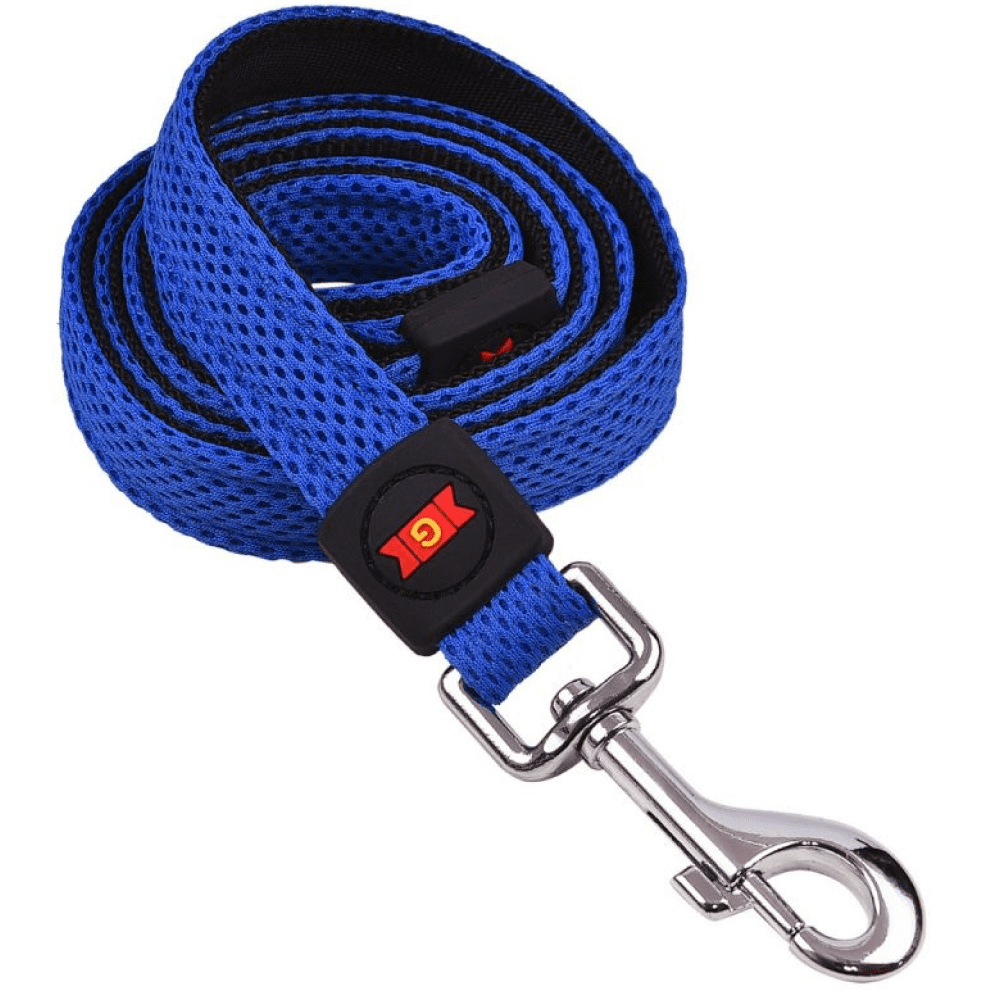Glenand Nylon Mesh Leash for Dogs (Blue)