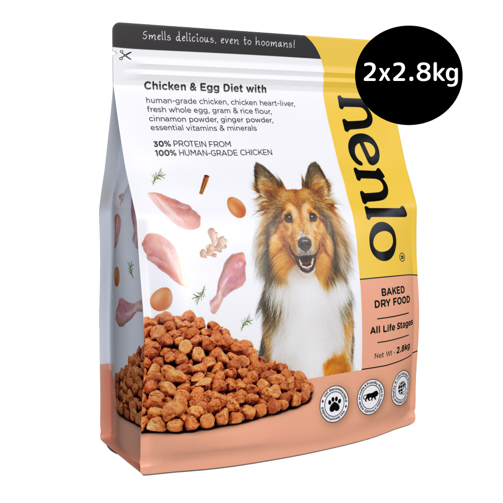 Henlo Chicken and Egg Baked Dry Food for Adult Dogs & Puppies | 100% Human Grade Ingredients image 10