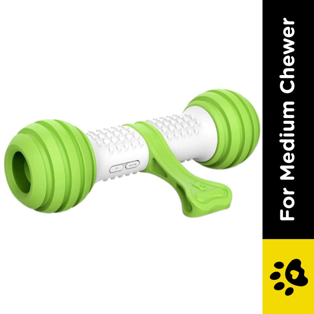 Pet Geek Playbone Toy for Dogs (White/Green) image 2