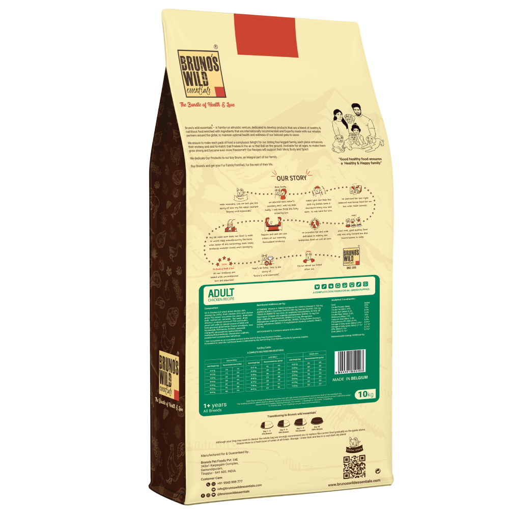 Bruno's Wild Essentials Chicken Recipe Adult Dog Dry Food image 7