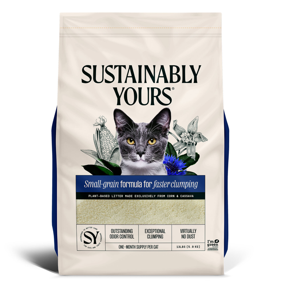 Sustainably Yours Multi Cat Plus Unscented Small Granules Cat Litter image 10